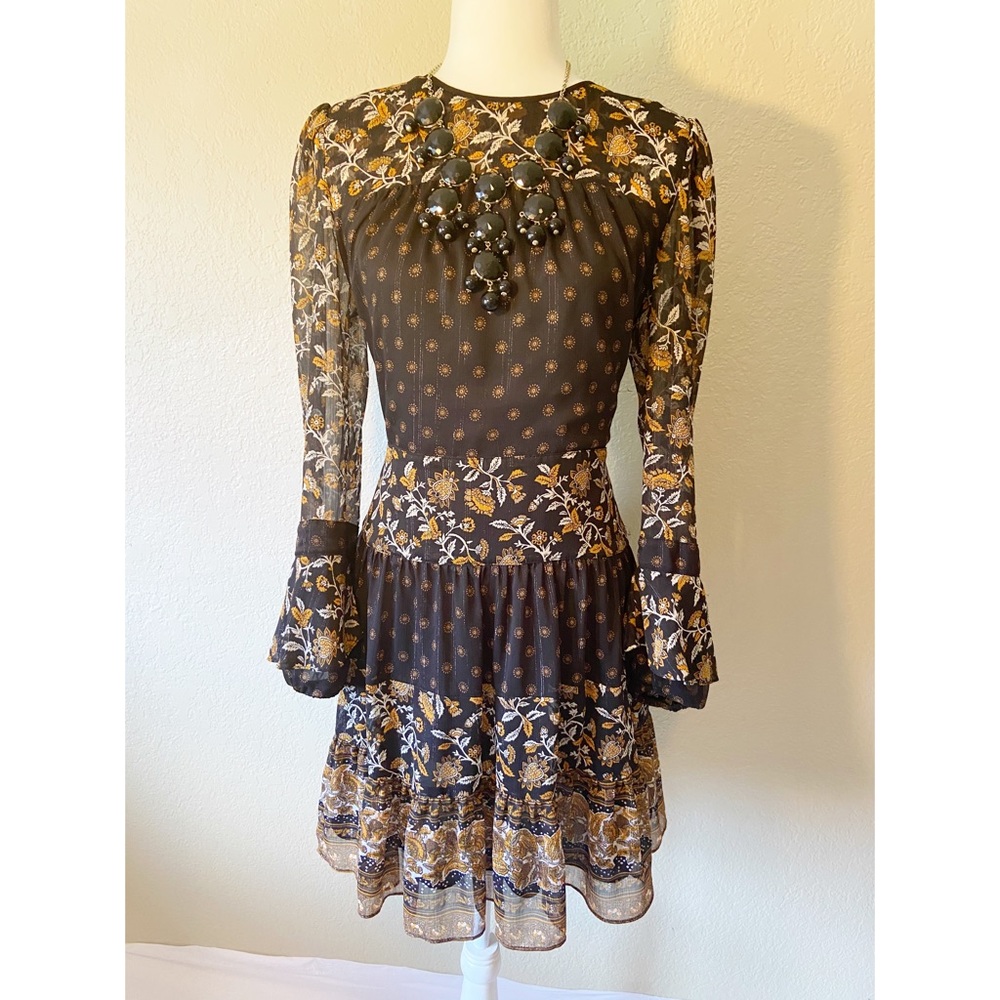 MICHAEL Michael Kors sheer sleeve dress - Picture 1 of 9